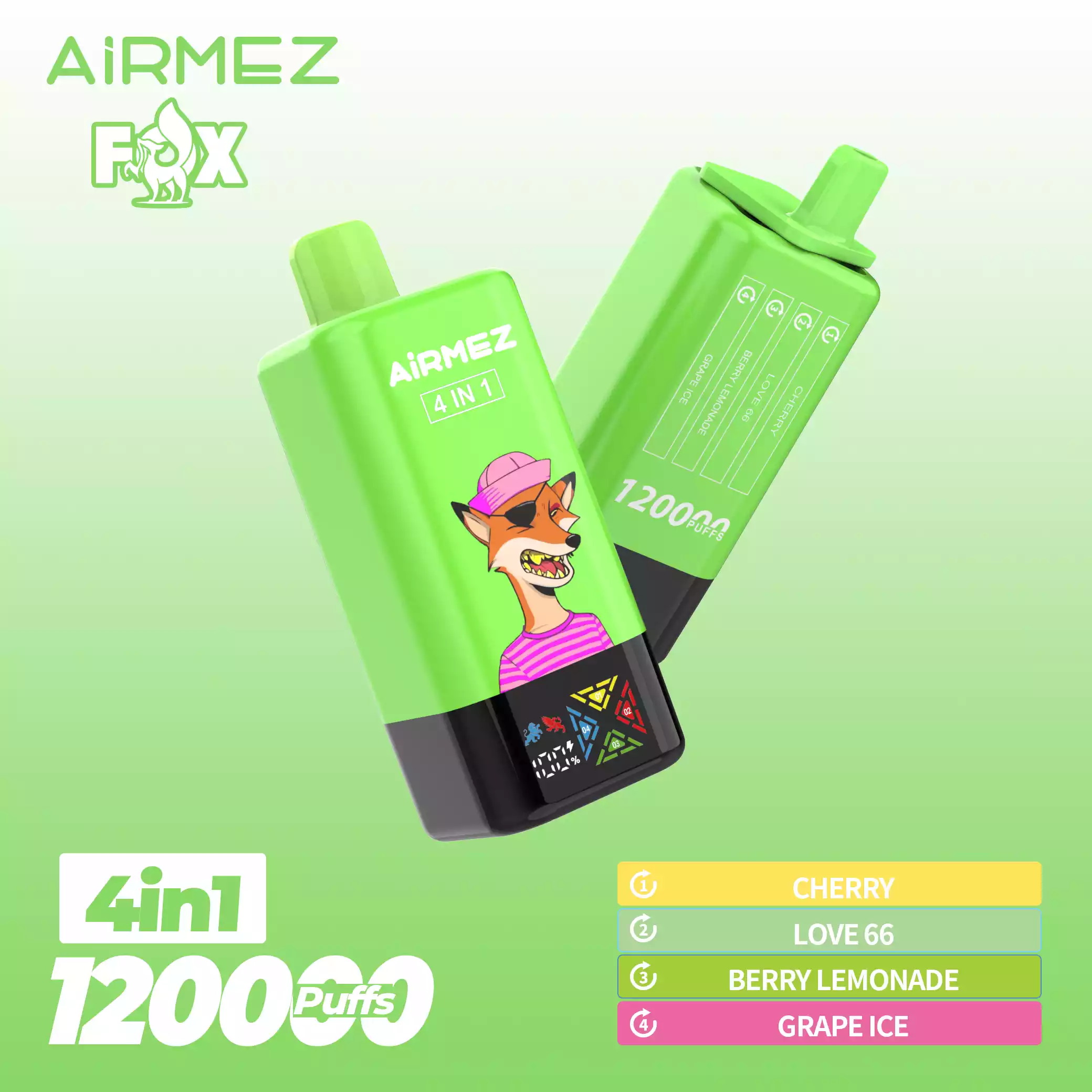 Airmez FOX 120K 4 IN 1 - porovnanie Airmez vs Bang