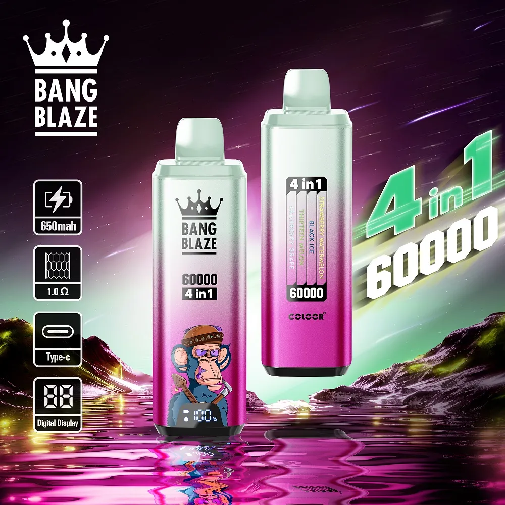 Bang Blaze 60 000 Puffs 4 IN 1 - jednorazový vape so 4 chuťami