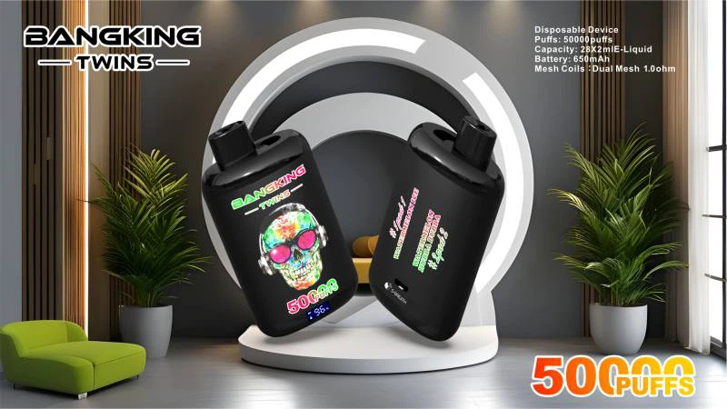 Bang King Twins 50 000 Puffs 2 IN 1 - jednorazový vape s 2 chuťami