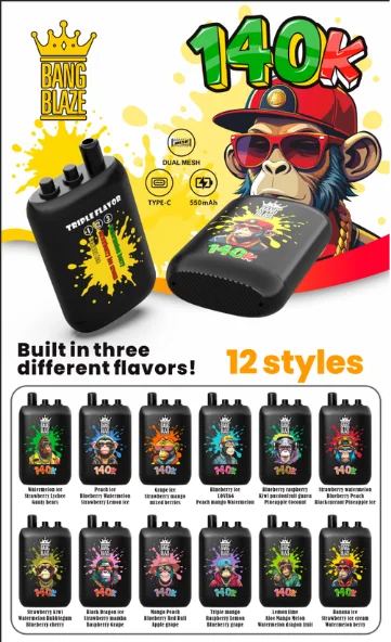 Bang Legend 140 000 Puffs 3U1 - 3 chute v jednom